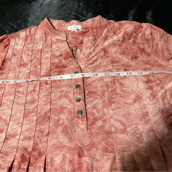 Westport Coral Tie-Dye Blouse - Picture 7 of 12